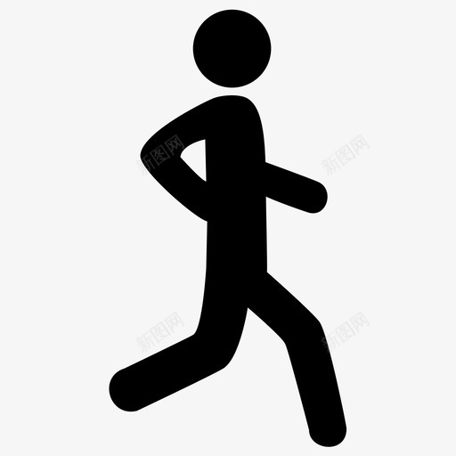 跑步者长跑女士图标svg_新图网 https://ixintu.com 女士 慢跑者 步行者 跑步者 长跑