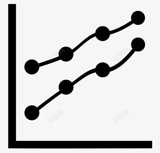 折线图图表指标图标svg_新图网 https://ixintu.com kpi 信息图 图表 折线图 指标 统计 进度