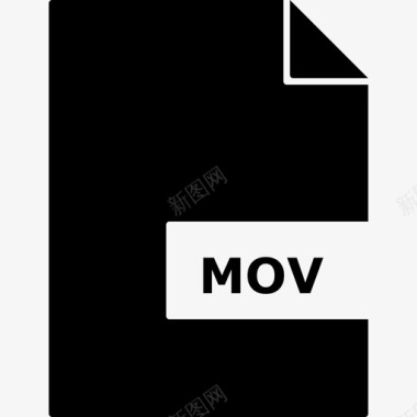mov文件电影文档图标图标