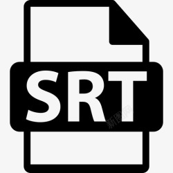 SRT文件格式SRT文件格式符号接口文件格式文本图标高清图片