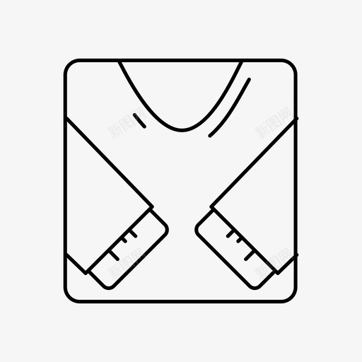 采购产品t恤户外服装套装图标svg_新图网 https://ixintu.com t恤 套头衫 套装 户外服装 毛衣 衣服 采购产品t恤