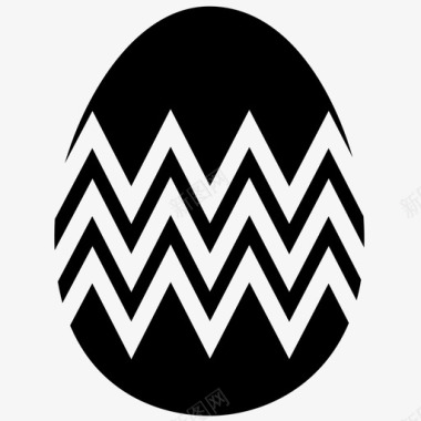 复活节蛋鸡蛋彩蛋图标图标