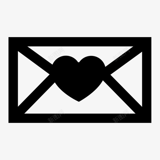 爱的信封用爱寄来的用爱封的图标svg_新图网 https://ixintu.com 在爱中的 情书的 情人节的 爱的 爱的信封 用吻封的 用爱寄来的 用爱封的
