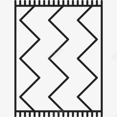 地毯纺织品图标图标