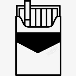 香烟盒子香烟盒子纸箱图标高清图片