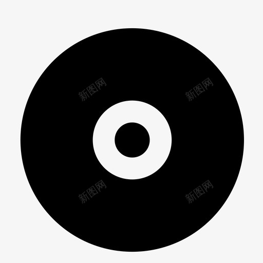 cd唱片集光盘图标svg_新图网 https://ixintu.com cd 光盘 唱片 唱片集 网络设备