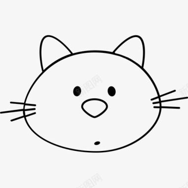 猫小猫插图图标图标