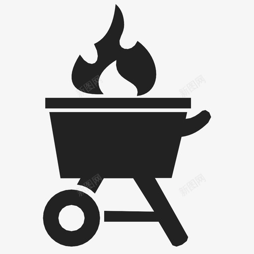 烧烤木炭烹饪图标svg_新图网 https://ixintu.com 木炭 火 烧烤 烹饪 食物