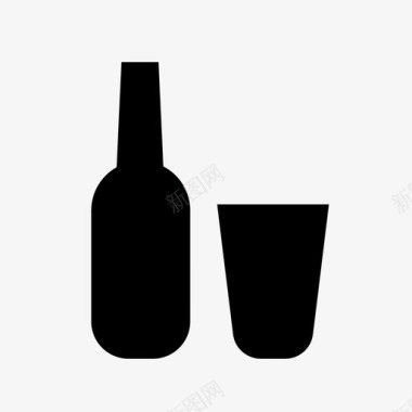饮料烧杯瓶子图标图标