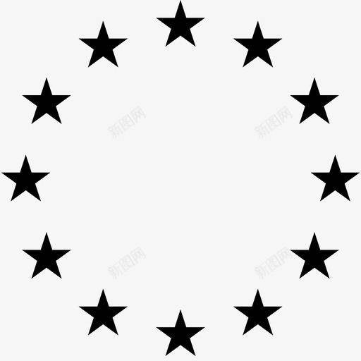 星星欧盟国旗欧罗巴图标svg_新图网 https://ixintu.com 星星 星星之冠 欧洲之冠 欧洲之星 欧洲委员会 欧盟 欧盟国旗 欧罗巴 许多星星