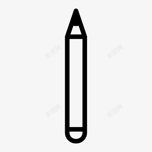 铅笔工具学校图标svg_新图网 https://ixintu.com 写作 学校 工具 插图 教室 橡皮擦 画画 美术 铅笔