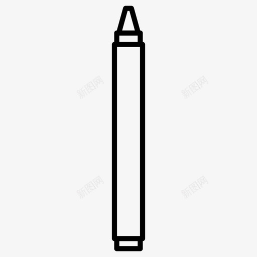 采购产品蜡笔插图绘图工具图标svg_新图网 https://ixintu.com 书写工具 工艺美术 插图 着色 着色铅笔 绘图工具 蜡笔 采购产品蜡笔