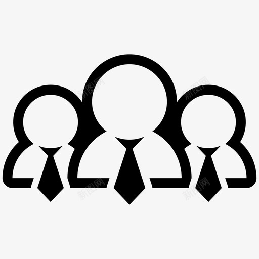 员工成员男人图标svg_新图网 https://ixintu.com 人 伙伴 合作伙伴 员工 团队 成员 男人 谈判 领带