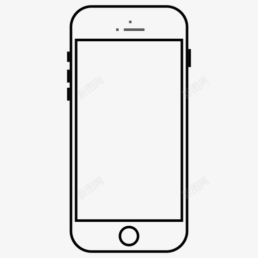 iphone电子产品iphone 6图标svg_新图网 https://ixintu.com iphone 6 iphone电子产品