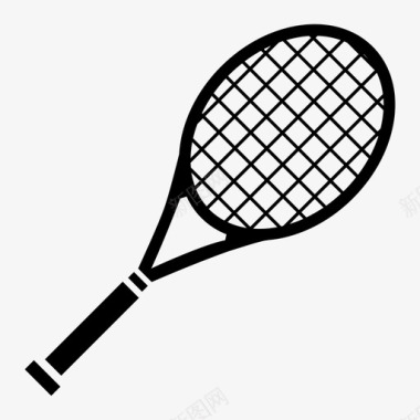 网球拍设备运动图标图标