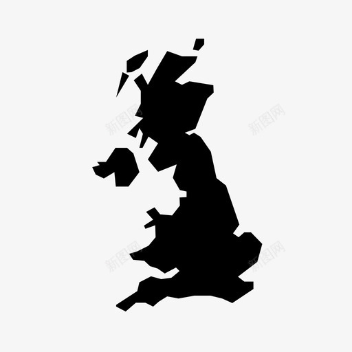 英国旅行地点图标svg_新图网 https://ixintu.com 国家 地图 地点 旅行 目的地 英国
