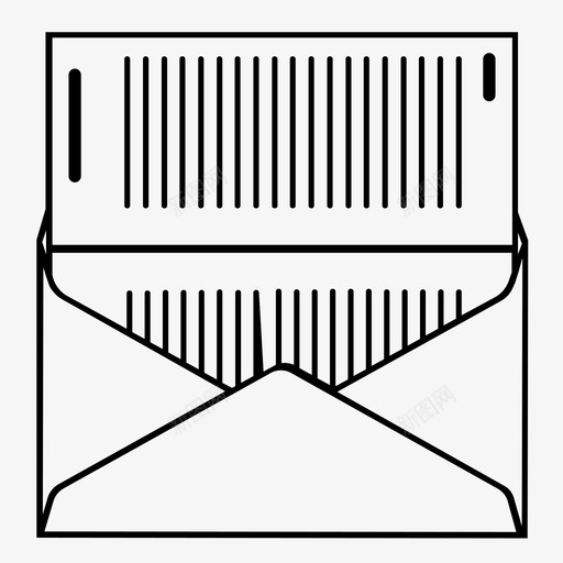 邮件逐本邮件书信图标svg_新图网 https://ixintu.com 书信 信件 信封 分期付款 文具 逐本邮件 邮件