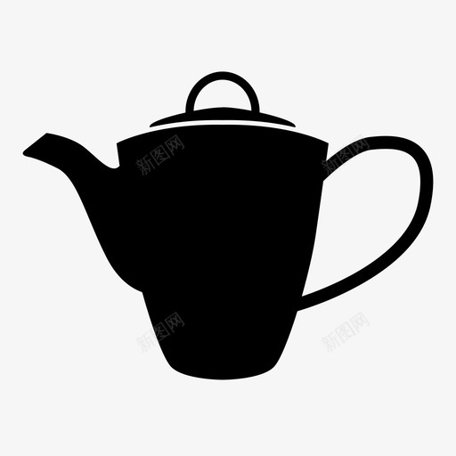 采购产品茶茶壶银图标svg_新图网 https://ixintu.com 五 传统 咖啡 奥洛克 瓷器 英国 茶和咖啡 茶壶 采购产品茶 银