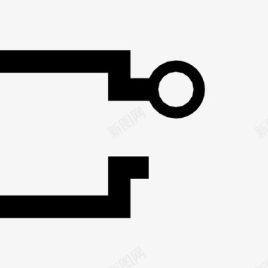 电话插头电子线路电子图标图标