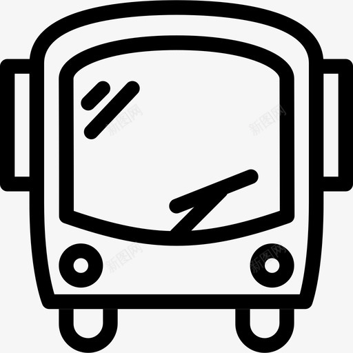 公共汽车公共交通道路图标svg_新图网 https://ixintu.com 公共交通 公共汽车 形状 旅行 旅行者 标志 过境 运输 道路