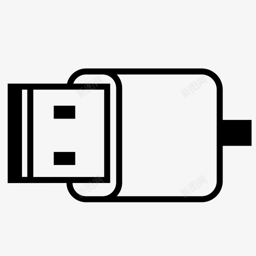 usb电缆usb a插件图标svg_新图网 https://ixintu.com usb a usb电缆 usb连接器 插件 线缆 计算机 适配器