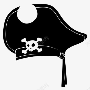 海盗帽头头饰图标图标