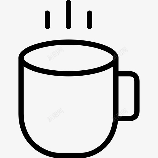 咖啡热咖啡早晨咖啡图标svg_新图网 https://ixintu.com 咖啡 早晨咖啡 热咖啡 阿拉比塔咖啡 食品和饮料 马克杯