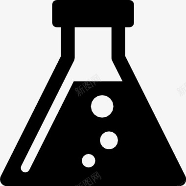烧瓶科学实验化学图标图标