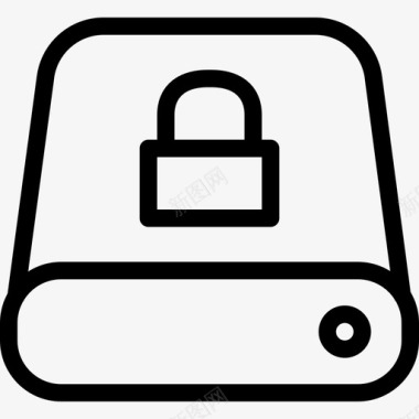 数据锁锁定保护图标图标