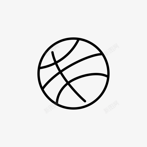 篮球运动员nba图标svg_新图网 https://ixintu.com nba 圆形 简单 篮球 运动 运动员