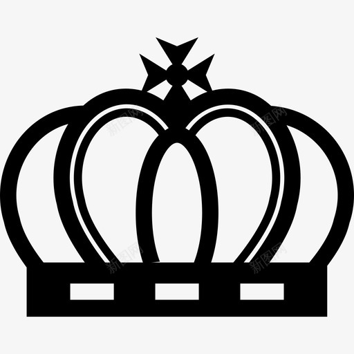 优雅复古的皇冠造型皇冠图标svg_新图网 https://ixintu.com 优雅复古的皇冠设计 皇冠 造型