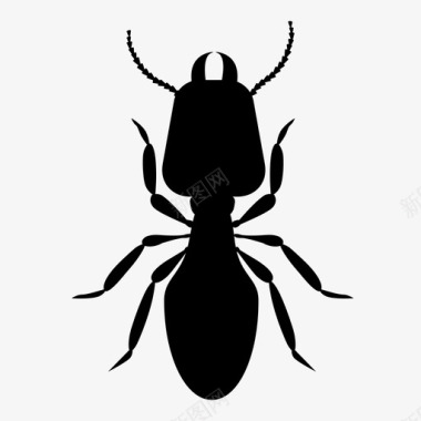 白蚁蚂蚁虫子图标图标