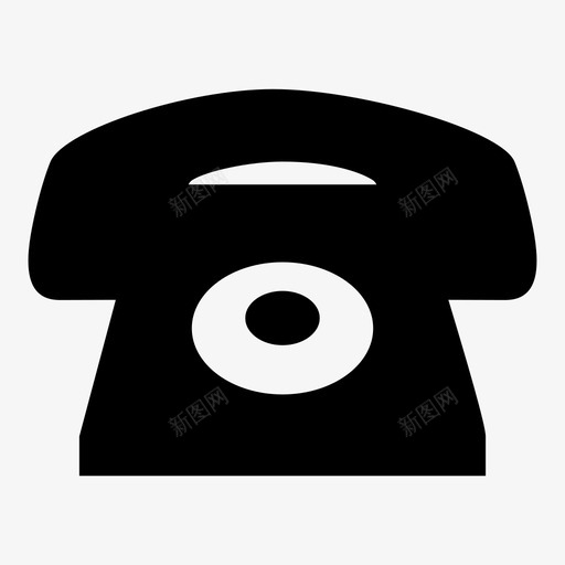 电话陆地电话固定电话图标svg_新图网 https://ixintu.com 固定电话 复古电话 旧电话 电话 陆地电话