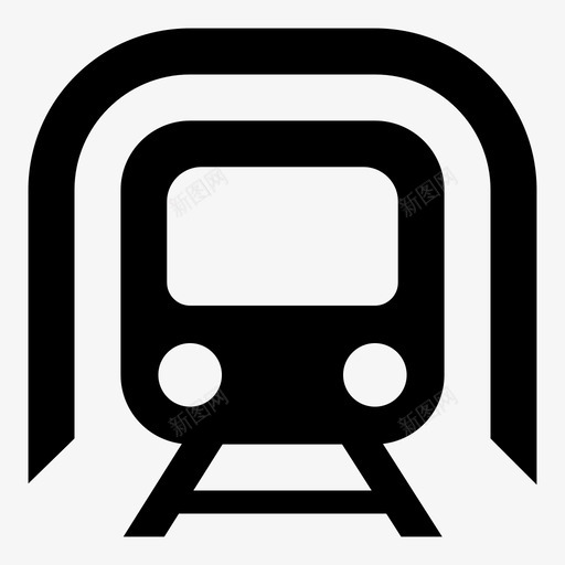地铁站指针公共图标svg_新图网 https://ixintu.com 位置和活动 公共 地铁站 指针 服务 标签 狂欢 运输
