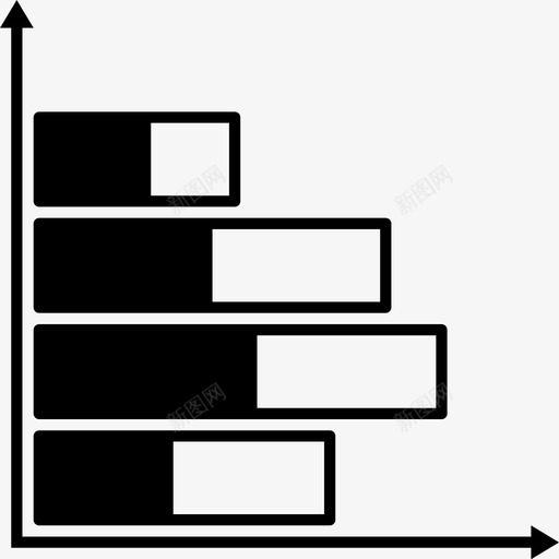 图表跟踪统计图标svg_新图网 https://ixintu.com 信息图表 分析 图表 数据分析 条形图 统计 跟踪