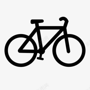 自行车骑行交通方式图标图标