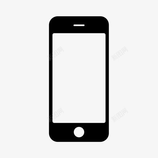手机科技智能手机图标svg_新图网 https://ixintu.com iphone 互动设备 手持设备 手机 智能手机 电子 科技 通讯