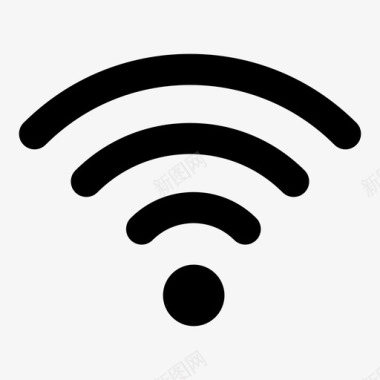 wifi在线无线电图标图标