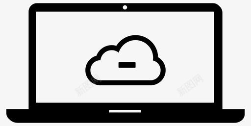 删除云网络减去云图标svg_新图网 https://ixintu.com 云服务器 互联网 减去云 删除云 电子 笔记本电脑 网络 驱动器
