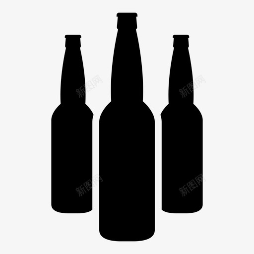 啤酒瓶饮料酒吧图标svg_新图网 https://ixintu.com 啤酒瓶 酒吧 酒精饮料 饮料