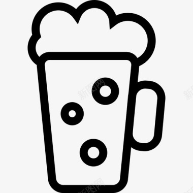 冷咖啡饮料咖啡杯图标图标