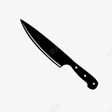 刀厨师烹饪工具图标图标