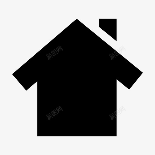 房子结构住所图标svg_新图网 https://ixintu.com 住房 住所 安全 家 小屋 居住空间 房子 温馨的家 结构