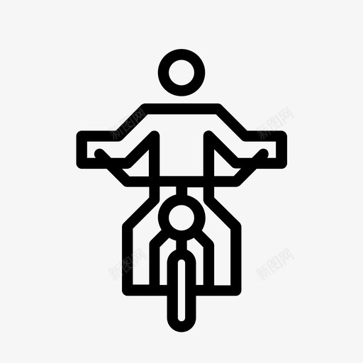 摩托车手自行车人图标svg_新图网 https://ixintu.com 人 人1 摩托车手 摩托车骑手 自行车 骑手