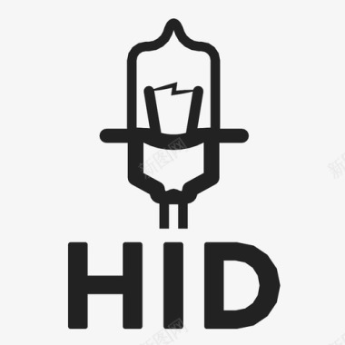 hid灯泡图标图标