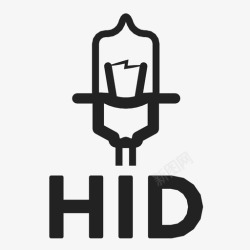 HIDhid灯泡图标高清图片