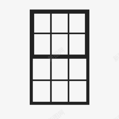 窗户建筑框架图标图标
