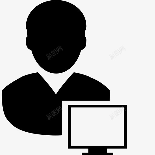 管理员用户个人资料图标svg_新图网 https://ixintu.com 个人 个人资料 主人 人物 头像 用户 管理员 计算机