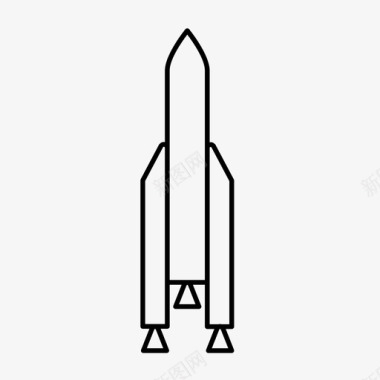 火箭运输宇宙飞船图标图标