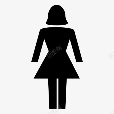 女浴室性别图标图标